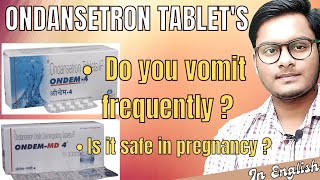 Ondem md 4 tablet usesOndem md 4 during pregnancy in hindiOndansetron orally disintegrating tablet [upl. by Stella]