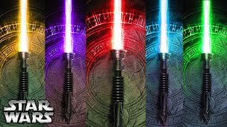 Every Single Lightsaber COLOR MEANING Explained All Known 15 Colors 2024 UPDATED CANON [upl. by Aisaim]