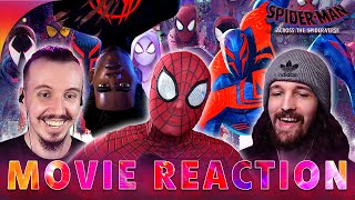 SpiderMan Across the SpiderVerse Movie REACTION [upl. by Damahom]