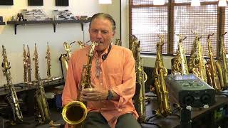 Jerry Bergonzi talks KB Sax necks [upl. by Leirua]