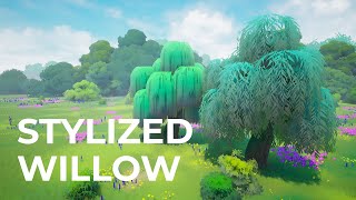 Stylized Willow Tree Tutorial [upl. by Hansiain]