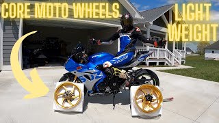 How much does core moto wheels weigh Part 1 of 2 [upl. by Tnarb]