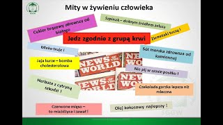 Mity w żywieniu człowieka  Jubileusz 25lecia Wszechnicy Żywieniowej SGGW [upl. by Eannyl455]