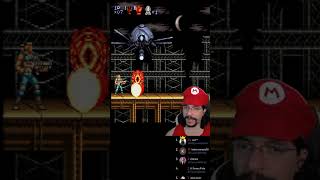 Contra 3 direto do snes como derrotar o sub boss stage 3 [upl. by Harhay663]