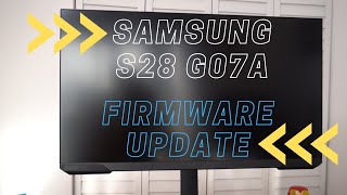 Samsung S28 G70A  Firmware Update [upl. by Anaes30]