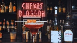 CHERRY BLOSSOM COCKTAIL Recipe [upl. by Emalee472]