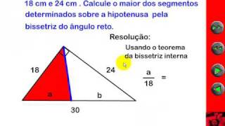 Relações Métricas no Triângulo Retângulo Aula 3 [upl. by Llerdnod]