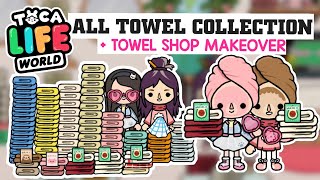 TOCA LIFE WORLD TOWEL COLLECTION  TOWEL SHOP MAKEOVER [upl. by Astred889]