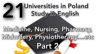 Study in Europe  Medicine Nursing Midwifery Pharmacy Physiotherapy Dentistry [upl. by Nnyroc210]