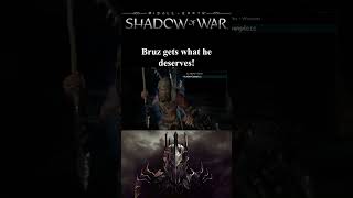 Bruz gaming funny gameplay funnyvideo shortvideo short shorts trending lotr shadowofwar [upl. by Admama334]