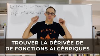 Comprendre comment trouver la dérivée fx dune fonction algébrique [upl. by Hyacintha432]