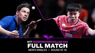 FULL MATCH  Jonathan Groth vs Lin YunJu  MS R16  WTTMontpellier 2024 [upl. by Ajiak]