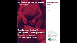 VI Jornadas del Mes del Turismo Turismo y paz [upl. by Githens]