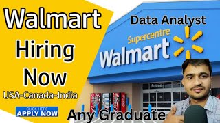 Walmart Bulk Hiring For Data Analytics Job Role  Any Graduate Freshers Can Apply Walmart job [upl. by Bust13]