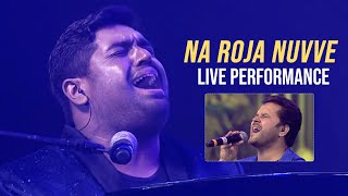 Na Roja Nuvve Song Live Performance By Hesham Abdul Wahab amp Javed Ali  Kushi Musical Concert [upl. by Bil]