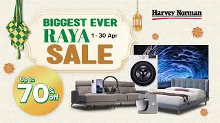 Harvey Normans BIGGEST EVER Raya Sale Ends 30 April [upl. by Ursi]