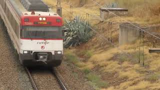 Recopilación de trenes por Córdoba AVEMDIRYOAVANTCERCANÍAS [upl. by Shulins]