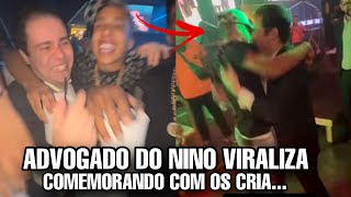 ADVOGADO do NINO ABRAVANEL viraliza comemorando a liberdade do NINO… [upl. by Yenruogis]