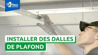 Comment poser des dalles de plafond décoratif avec Gyptone® Activ’Air® Xtensiv  I Les Tutos Placo® [upl. by Devy]