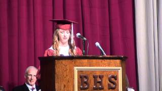 Caitlyn Cloy Salutatorian Speech 2011 [upl. by Weatherley]