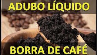 Como fazer adubo líquido com Pó de Café  MITO OU VERDADE [upl. by Hsirap]