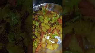 Kaliflower fry 🥰🤤shorts youtubeshorts jyoti channel 🤗 [upl. by Eilsek]