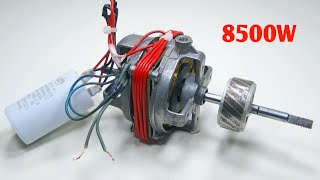 Magnet Activity 8500W 220V Free Energy How To Make Electricity At Home Generator [upl. by Maida]