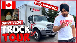 Truck driving in CANADA 🇨🇦  Student life [upl. by Fabe]