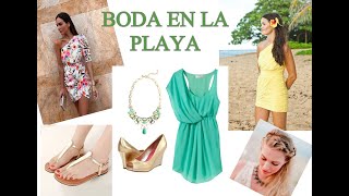 como vestir para una boda en la playa [upl. by Pillsbury]