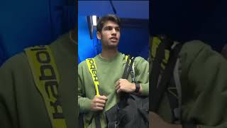 Alcaraz interview in Torino Turin ATP finals 🤩🎾🏃🏋🏽‍♀️ [upl. by Alpers]