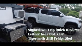 Shakedown Camping trip review of my 2021 taxa outdoors Tiger moth and Leitner Designs Gear Pod XL [upl. by Joshia]