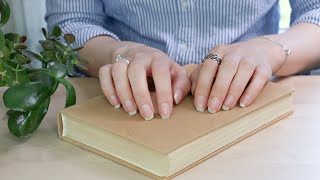 ASMR Scratching amp Tapping Old Book No Talking [upl. by Eeimaj]