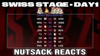 YAMATOCANNON AND THE BOYS REACT TO THE WORLDS 2023 SWISS STAGE DRAW [upl. by Zora238]