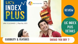 LIC Index Plus Plan 873  Sould you buy [upl. by Ahc]