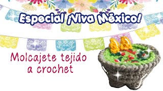 Molcajete tejido a crochet✨ [upl. by Noremac]