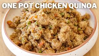 One Pot Chicken Quinoa Recipe [upl. by Savage]