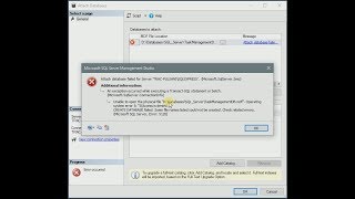 MS SQL Server  Attach database  Access denied error [upl. by Marsh740]