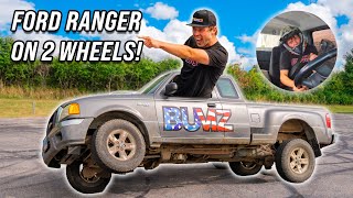 Ford Ranger Goes on 2 Wheels Didnt go as Planned [upl. by Edita410]