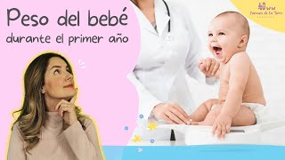 ¿CUÁNTO PESA UN BEBÉ EL PRIMER AÑO DE VIDA [upl. by Eiroc]