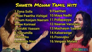 Shweta Mohan Tamil Hits  Melody Hits  Shweta Mohan Tamil Playlist  Audio Jukebox [upl. by Connors]