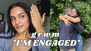 GRWM Im engaged 💍  planning a wedding [upl. by Phelgon509]