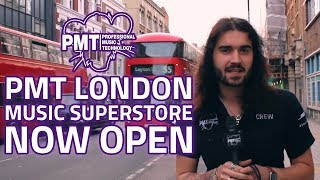 PMT London Store Tour  The Newest Guitar Shop in London [upl. by Nabla]