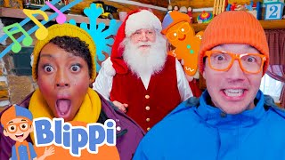 Blippi and Meekah Wish You a Blippi Christmas  Classic Holiday Nursery Rhymes for the Family [upl. by Piero]