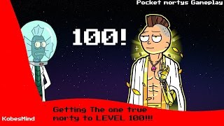 Pocket Mortys  One True Morty Level 100 Is He The Best Morty Jerrys Game Morty [upl. by Joh]