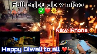 Happy diwali to all 🪔aj enjoy krya full ajo v mitro 😂next vlog comming soon 🫀 [upl. by Tirma]