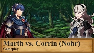 FECipher Marth vs Corrin Nohr [upl. by Ellenoj338]