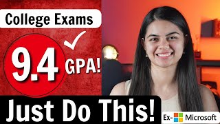 How to study for College Exams  Just do this for best GPA [upl. by Ailadgim]