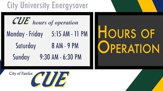 Hours of Operation of the City of Fairfax CUE Bus [upl. by Chirlin347]