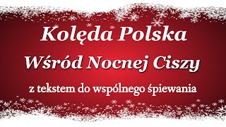 Wśród nocnej ciszy  kolęda polska z tekstem [upl. by Eeliah]