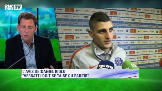 Riolo  ‘’L’hygiène de vie de Verratti aura une influence sur ses performances’’ [upl. by Allemahs905]